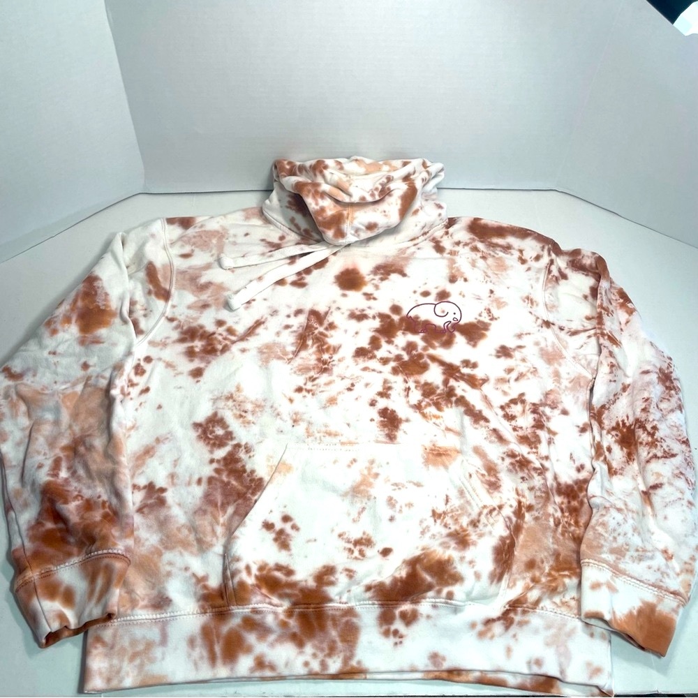 BNWOT IVORY ELLA TIE DYE HOODIE M SO BEAUTIFUL IRL